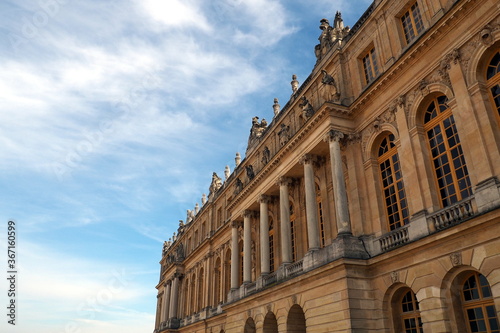 Façade du château de Versailles