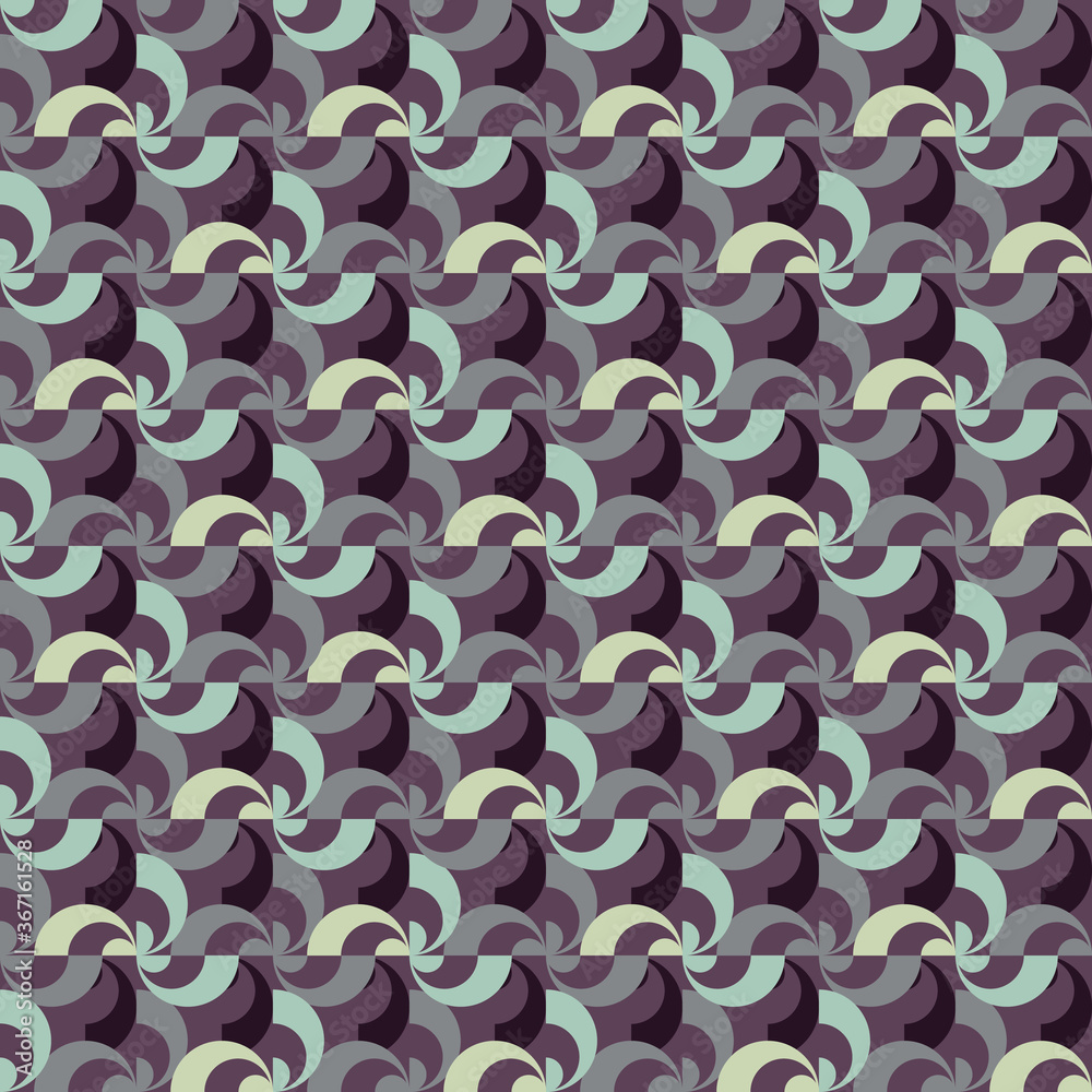 Obraz premium Vector rhythmic geometric elements background