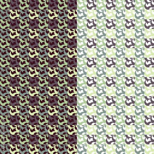 Vector rhythmic geometric elements background