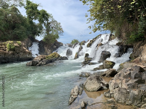 Cascade à Don Det, Laos photo