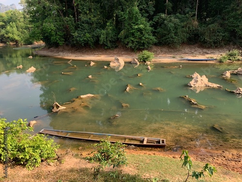 Rivière à Kong Lor, Laos photo