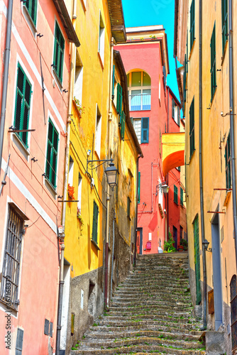 glimpse of cervo Ligurian village in the province of imperia Italy