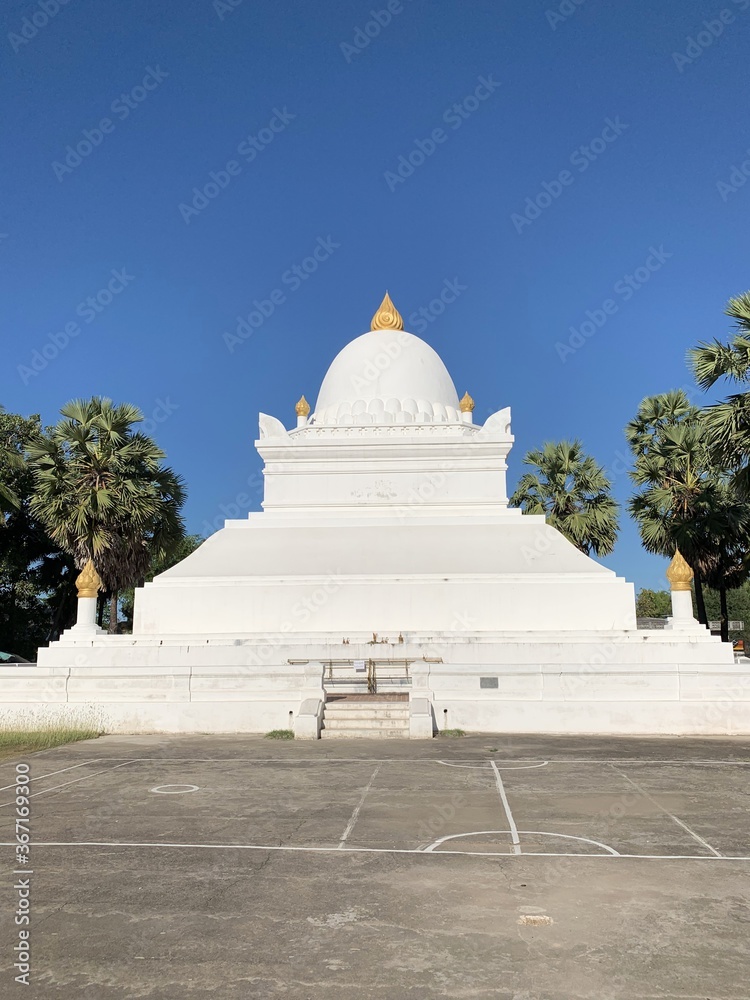 Stupa blanche à Luang Prabang, Laos