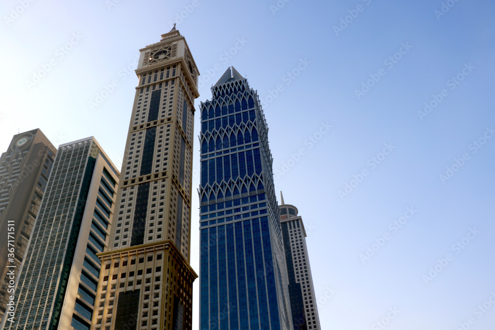 View of Skyscraper building at Dubai U.A.E View of Skyscraper building at Dubai U.A.E