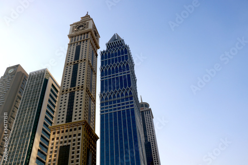  View of Skyscraper building at Dubai U.A.E