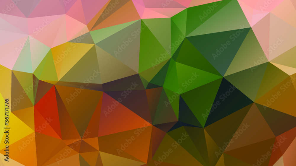 Fototapeta premium Light luxury Gold vector polygon abstract layout , Low Poly Background . vector blurry triangle texture. Brand new colorful illustration in with gradient. Brand new style for your business design.