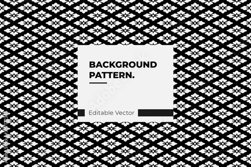 background Japan inspired vector seamless pattern in gold line color style