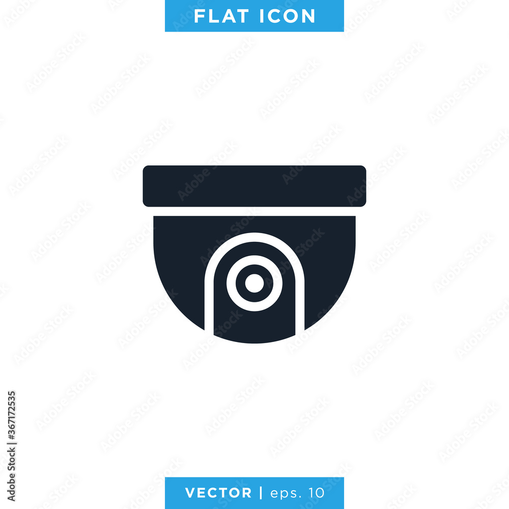 CCTV Icon Vector Design Template CCTV Icon Vector Design Template