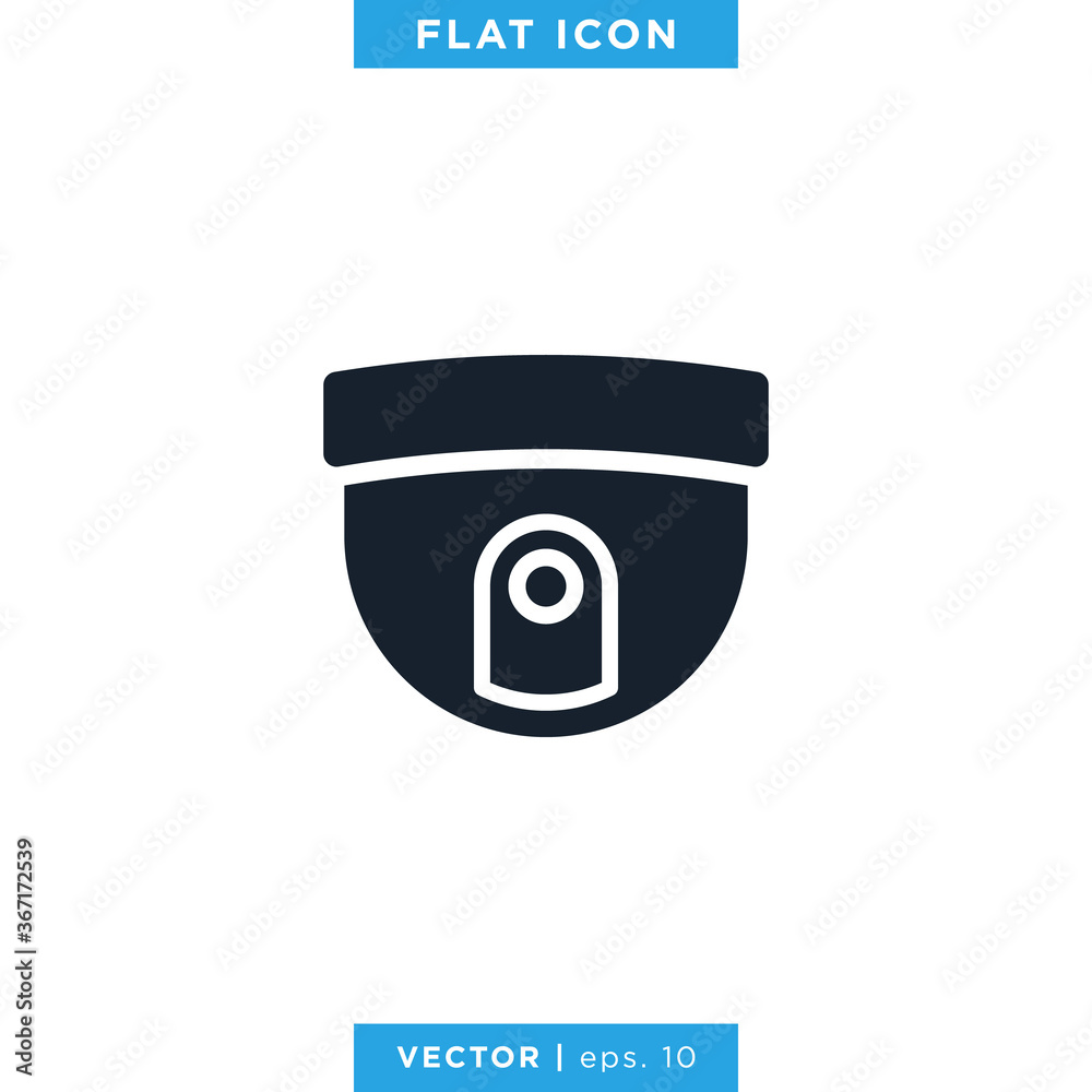 CCTV Icon Vector Design Template CCTV Icon Vector Design Template