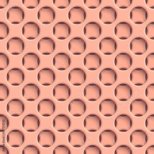 Vector paper cut geometric modern background