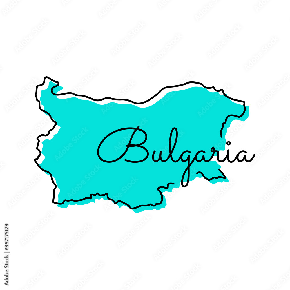 Map of Bulgaria Vector Design Template. Map of Bulgaria Vector Design Template.