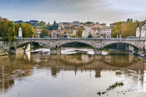 Ponte Vittorio Emanuele II, Rome, Italy