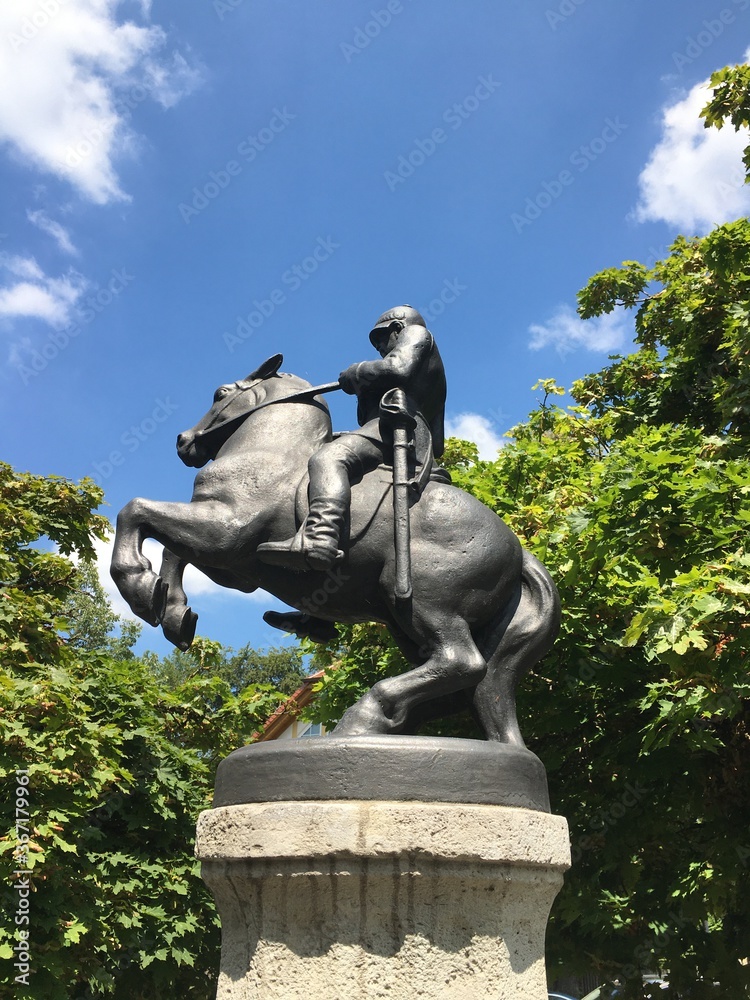 Equestrian statue of Bismarck in Munich