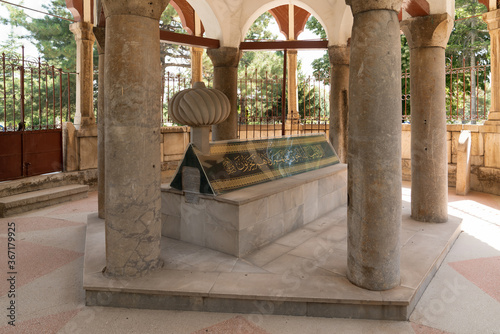 Aksehir, Konya/Turkey- July 18 2020: Mausoleum of Nasreddin Hodja. photo