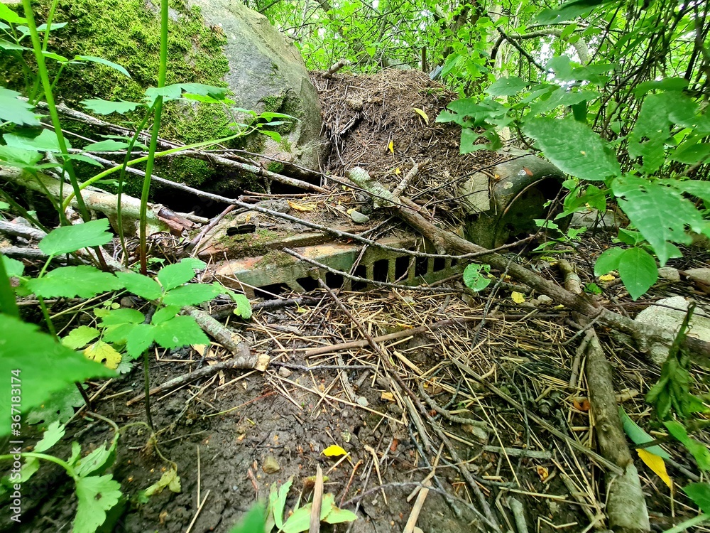 Fototapeta premium old rusty car
