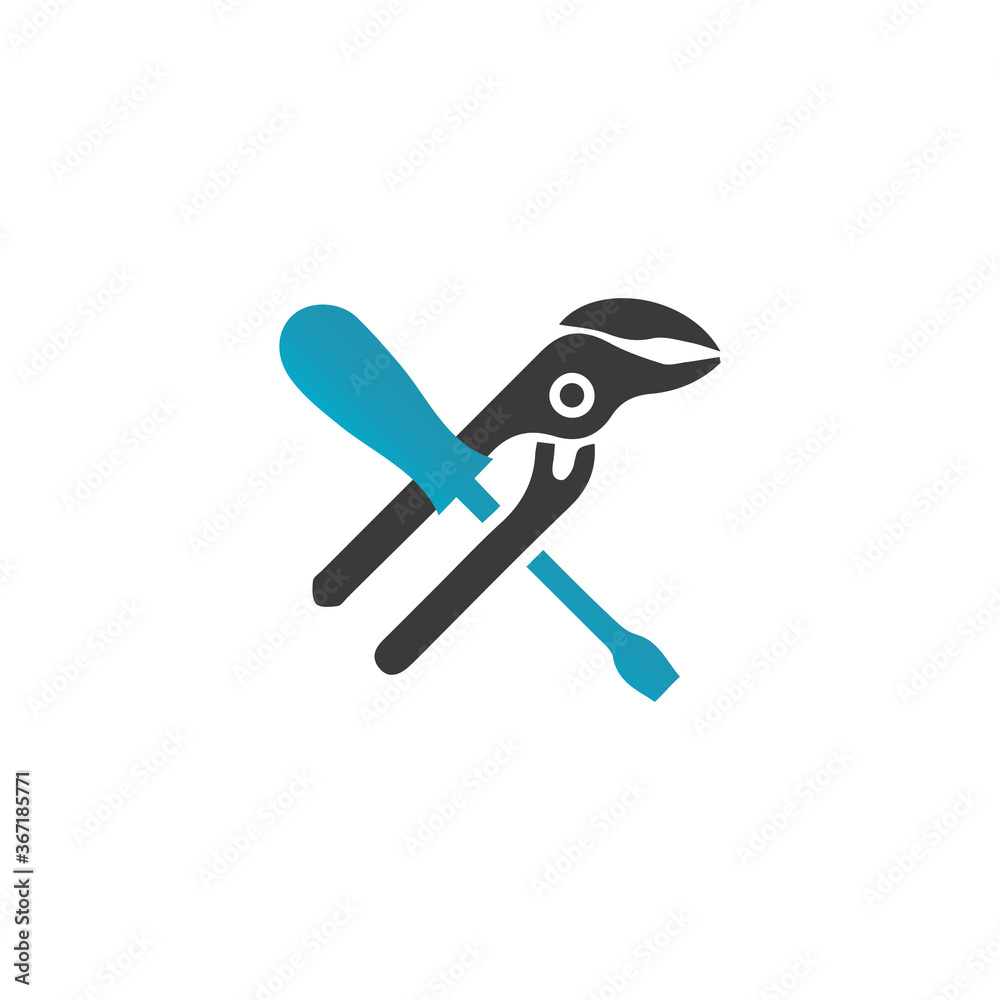 Service Tools vector icon illustration design template Service Tools vector icon illustration design template