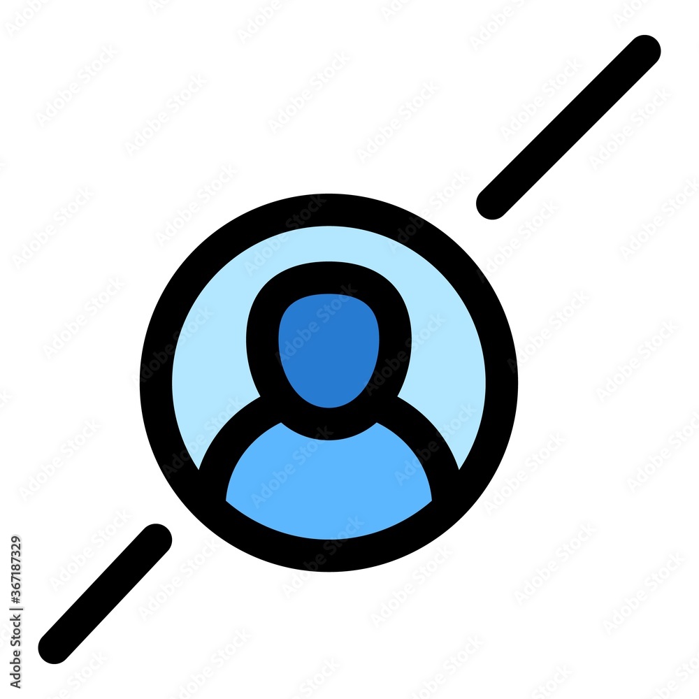 Online avatar icon. Outline online avatar vector icon for web design isolated on white background Online avatar icon. Outline online avatar vector icon for web design isolated on white background