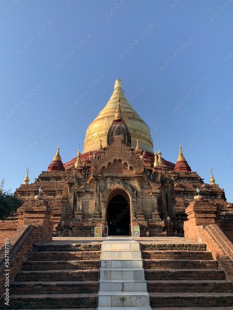 Temple Dhammayanzika à Bagan, Myanmar