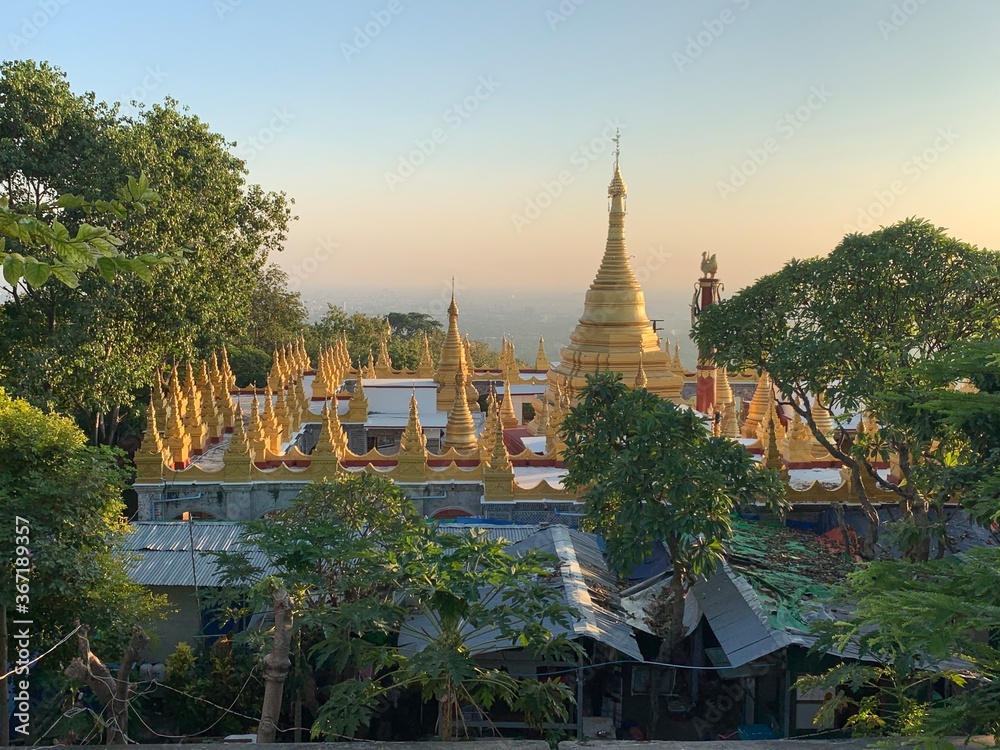 Temple Sutaungpyei à Mandalay, Myanmar