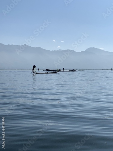 Pêcheur sur le lac Inle, Myanmar