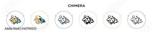 Photos Chimera icon in filled, thin line, outline and stroke style