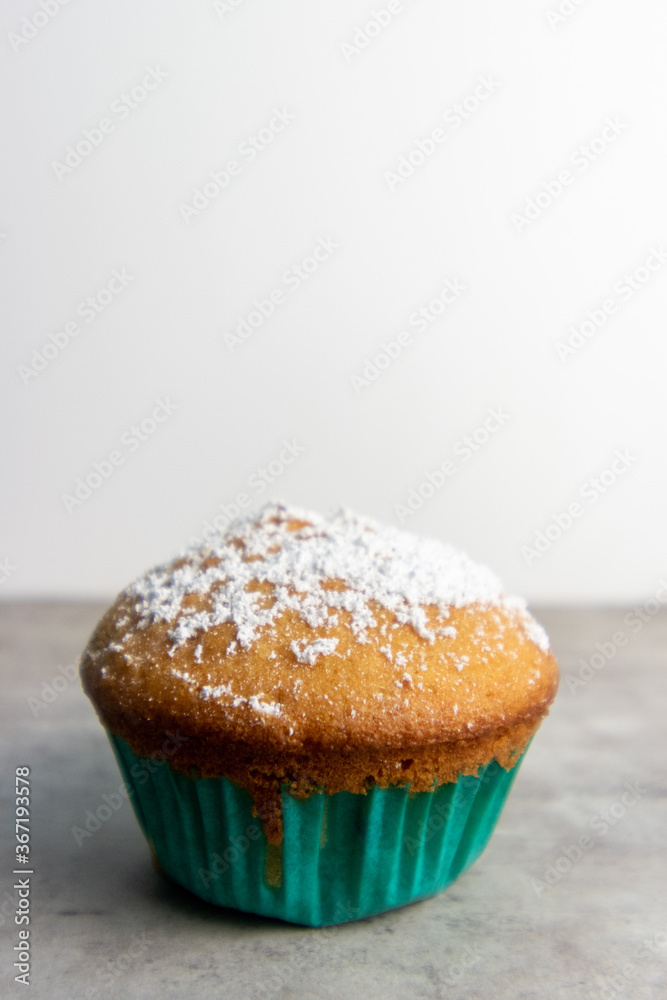 muffin on a white background muffin on a white background