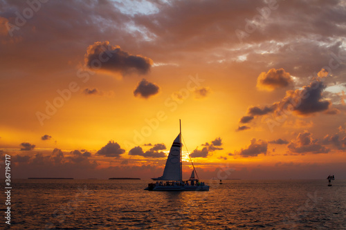 sunset catamaran cruise in Key West