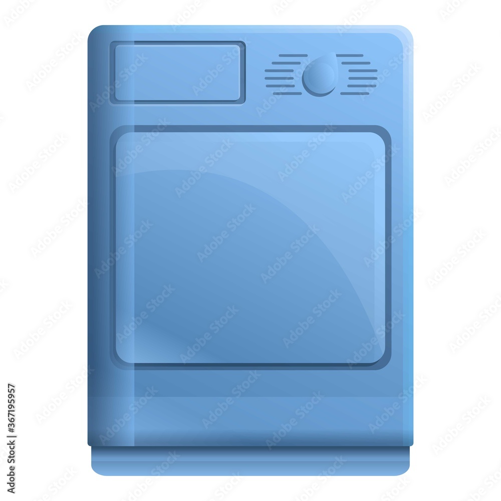 Machine dryer icon. Cartoon of machine dryer vector icon for web design isolated on white background Machine dryer icon. Cartoon of machine dryer vector icon for web design isolated on white background