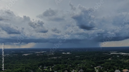 Summer storm over northern Georgia