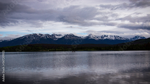 Lake in the rocky mountains