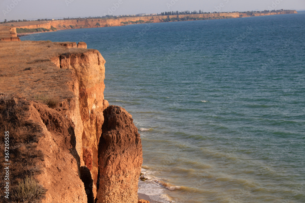 Wonderful seascape on the coast of Crimea Wonderful seascape on the coast of Crimea
