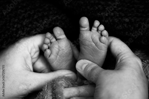 Neugeborenes Babyfuß Babyfüße