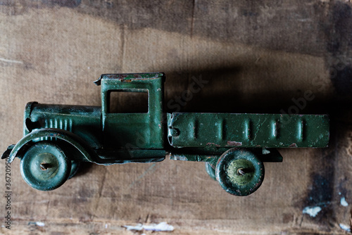 
model of a vintage truck from the second world war