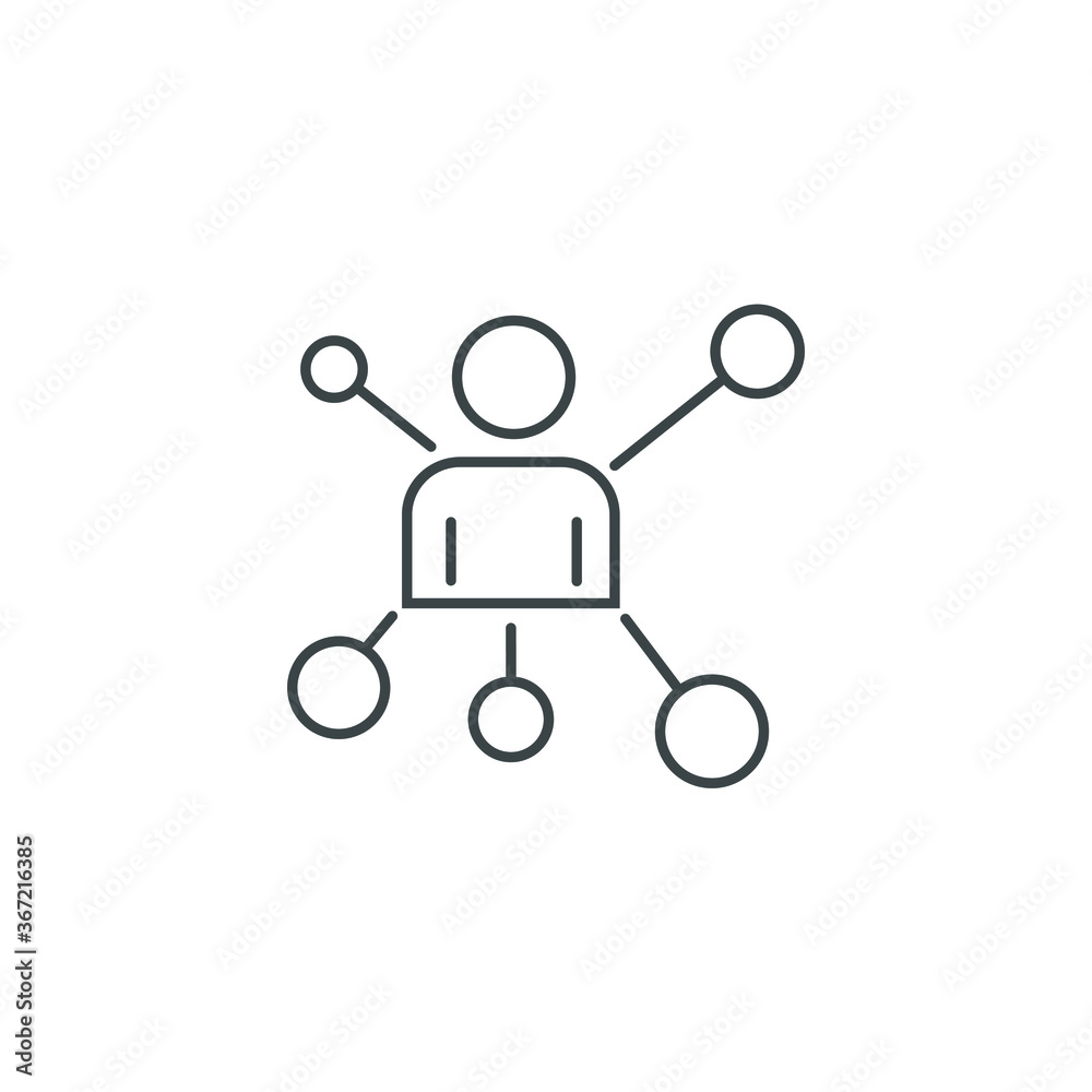 Connection icon. Line style. Can be used for web and mobile. Connection icon. Line style. Can be used for web and mobile.
