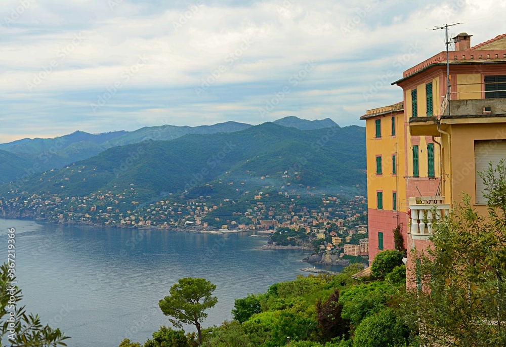 View at Camogli from San Rocco