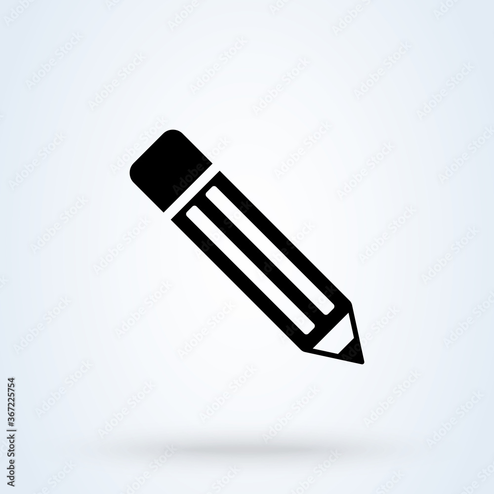 pen sign. Simple modern icon design illustration. pen sign. Simple modern icon design illustration.