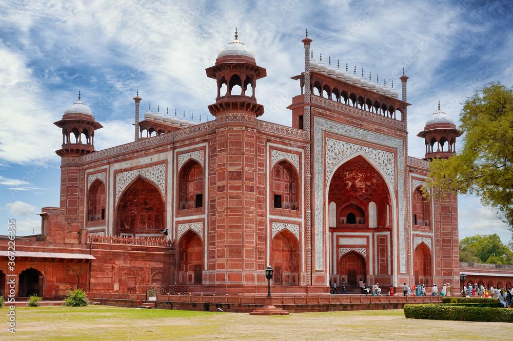 Entrance Hall of Taj Mahal, Agra, Uttar Prades, India