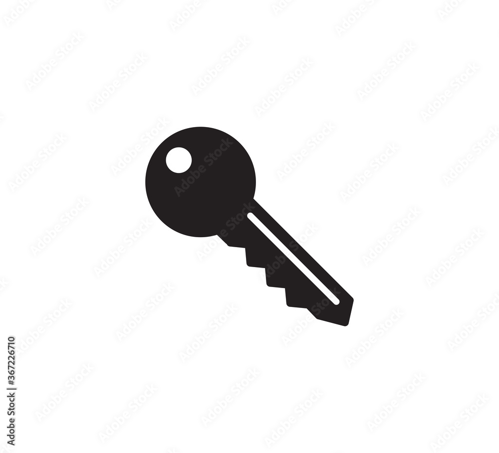 Key icon vector logo design template Key icon vector logo design template