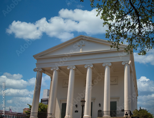 Christ Church in Savannah, Georgia with Columns photo