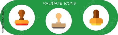 validate icon set