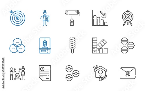 colorful icons set