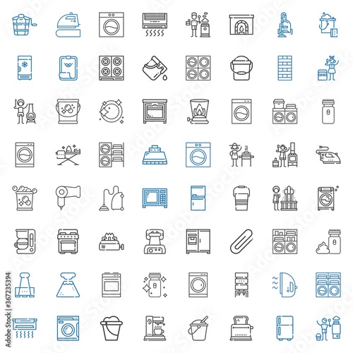 appliance icons set