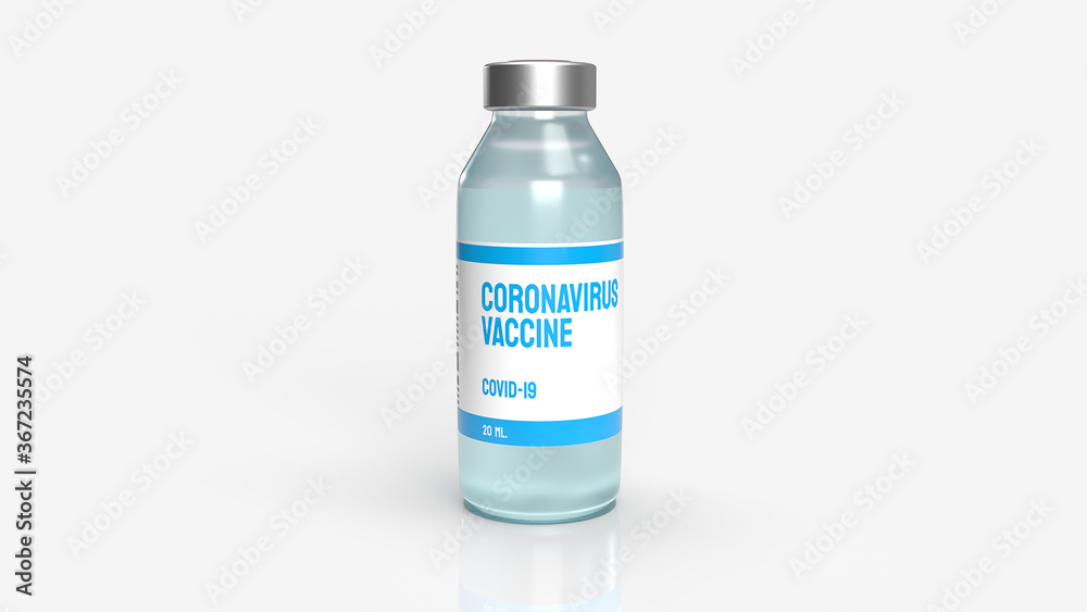 vaccine covid 19 for medical content 3d rendering. vaccine covid 19 for medical content 3d rendering.