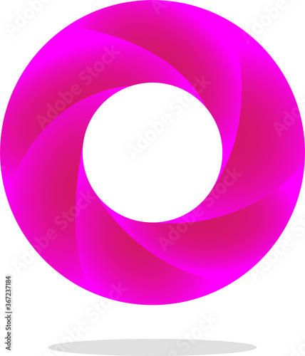 Letter O Gradient logo icon design template elements.Vector.