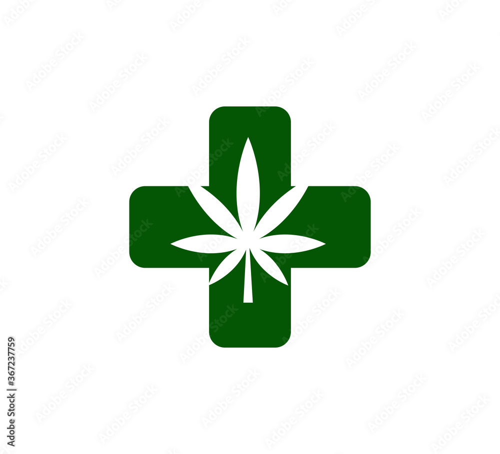 Marijuana icon vector flat style illustration Marijuana icon vector flat style illustration