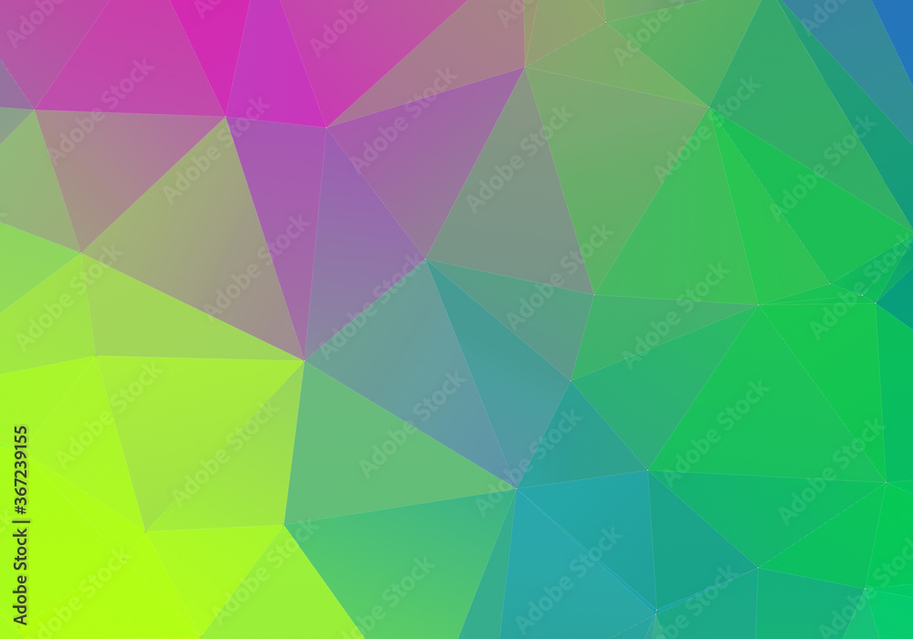 Obraz premium Abstract colorful triangle background. 3D render triangles modern for background wallpaper and Business template.