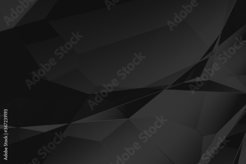 Abstract black geometric pattern modern technology background. texture for web banner and blank space for text.