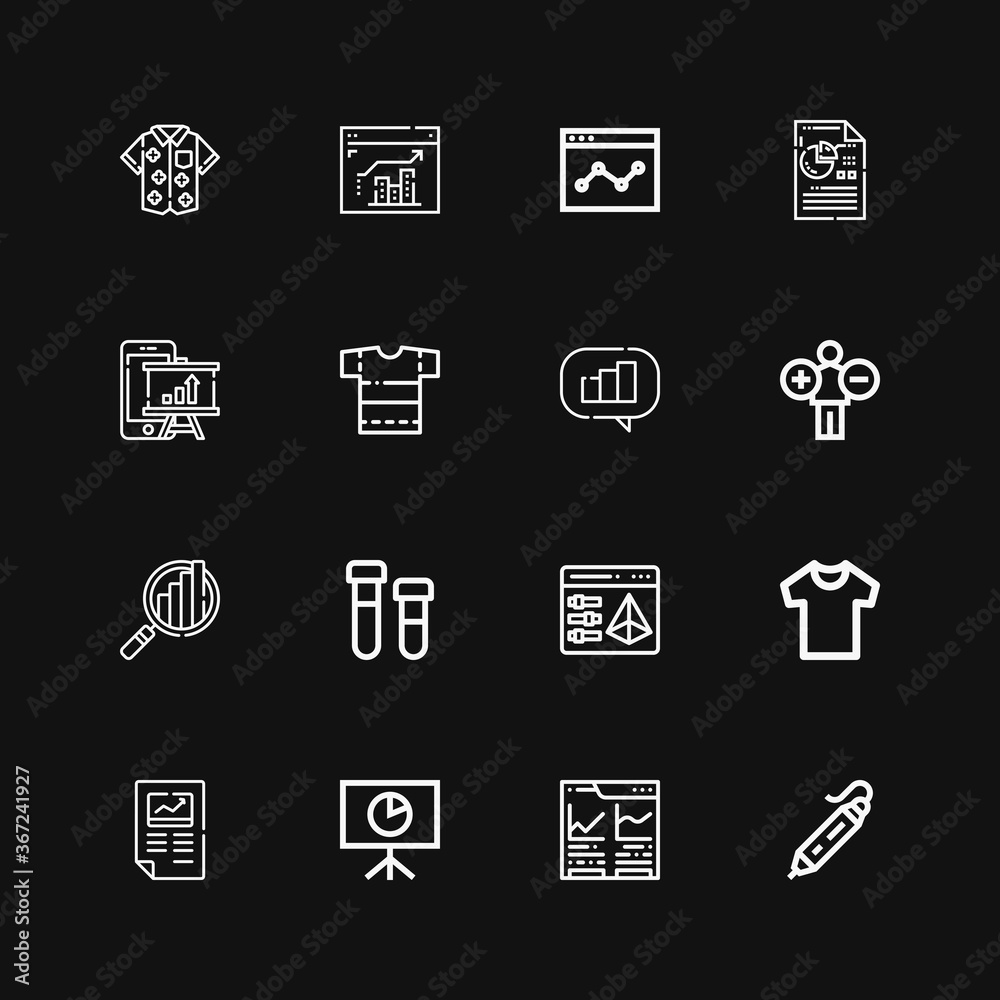 Editable 16 printing icons for web and mobile Editable 16 printing icons for web and mobile