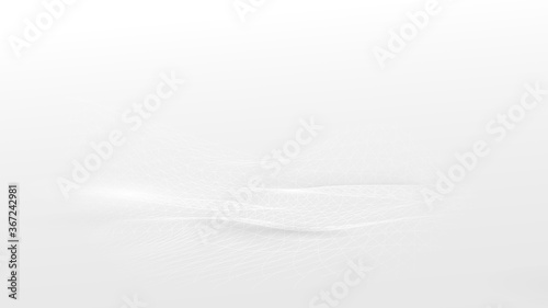 Abstract White Plexus Background. Connection and Lines of Technology