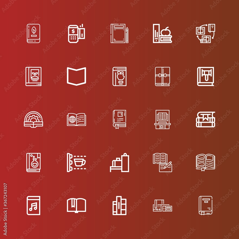 Editable 25 reader icons for web and mobile Editable 25 reader icons for web and mobile